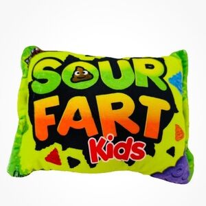 Funny Junk Food Doody Plush - Sour Fart Kids Parody Sour Patch Kids Candy 7” NEW